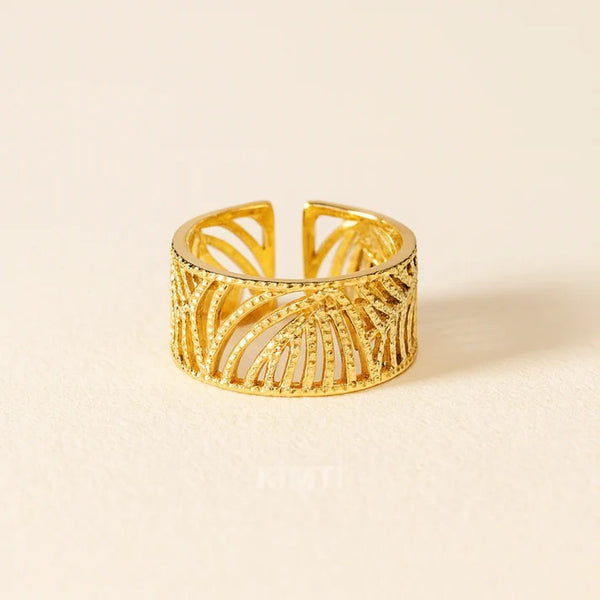 18k Gold plated Solara Ring
