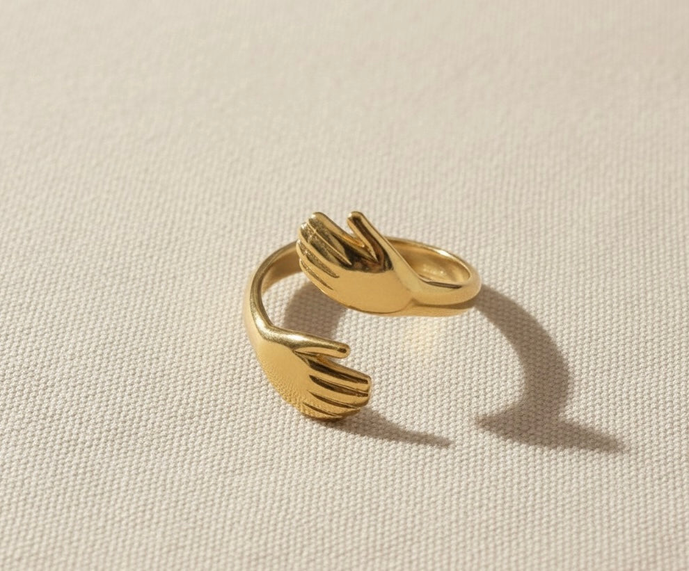 18k Gold Plated Embrace Ring