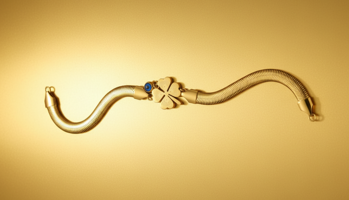 The Lucky Clover Serpentine Bracelet